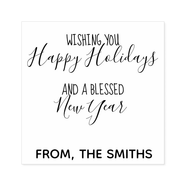 Glad helg Personlig Frimärke Stämpel (Tryck)