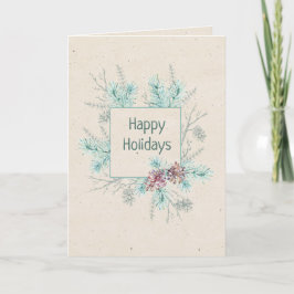 Glad helg Personlig Sentiment & Namnteckning Kort