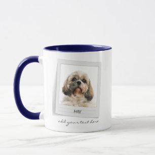 Glad helg Pet Photo Hund Mamma Anpassningsbar Mugg