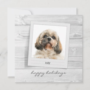 Glad helg Pet Photo Ram Personlig Card