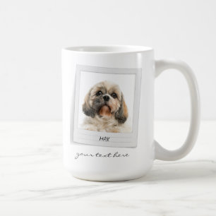 Glad helg Pet Photo Ram Personlig Kaffemugg