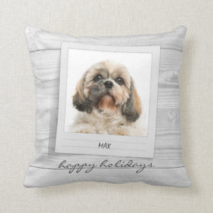 Glad helg Pet Photo Ram Personlig Kudde