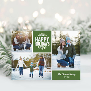 Glad helg Photo Colleting Greeting Card