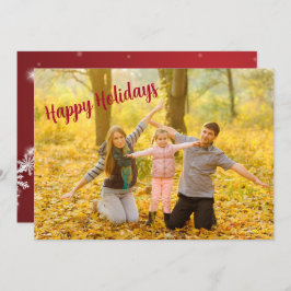 Glad helg Photo Helgdag Card Julkort