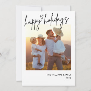 Glad helg Photo Insert-julkort Julkort