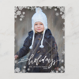 Glad helg PHOTO-Julen Hälsning Vykort