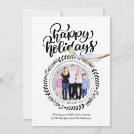 GLAD HELG PHOTO Modern Festive Robin Julafton Inbjudningar