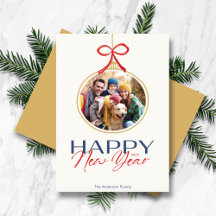 Glad helg Photo Ornament Helgdag Card