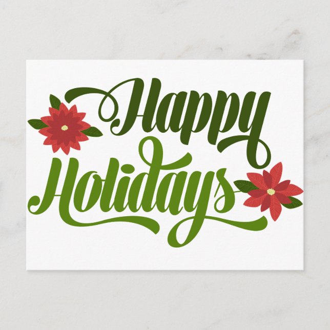 Glad helg Poinsettia (Framsida)