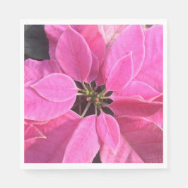 Glad helg Poinsettia Pappersservett