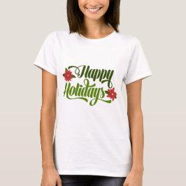 Glad helg Poinsettia T Shirt