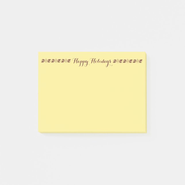 Glad helg Post-it® Notes by RoseWrites Post-it Block (Framsida)
