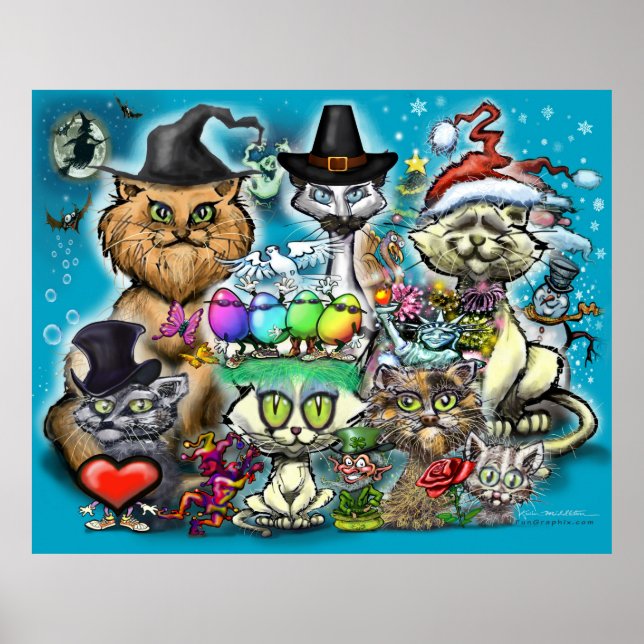 Glad helg poster (Framsidan)