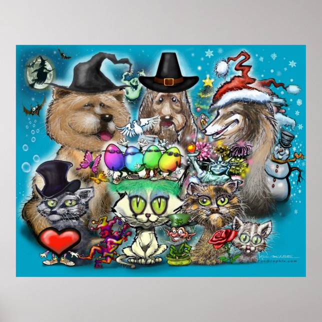 Glad helg poster (Framsidan)