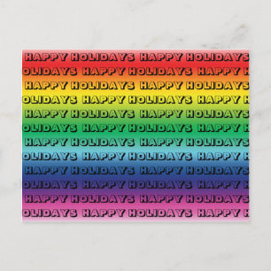 "Glad helg" pride lgbt lgbtq rainbow färg Vykort