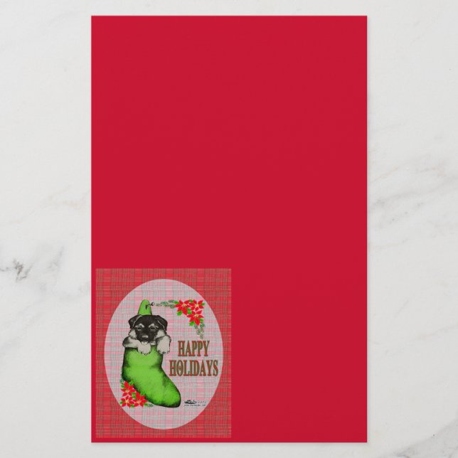 Glad helg Puppy Brevpapper (Framsida)