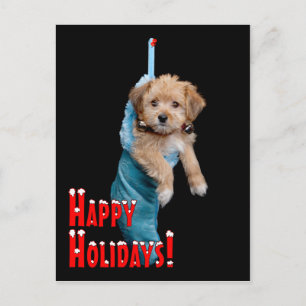 Glad helg Puppy Vykort