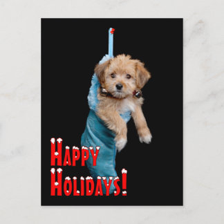 Glad helg Puppy Vykort