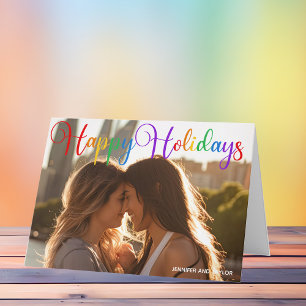 Glad helg Rainbow Script LGBT par Photo