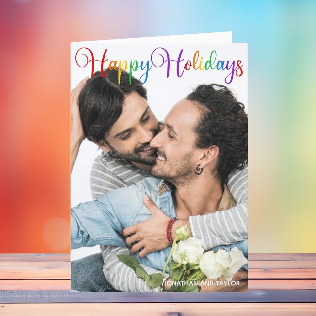 Glad helg Rainbow Script LGBTQ - par foto (Skapare uppladdad)