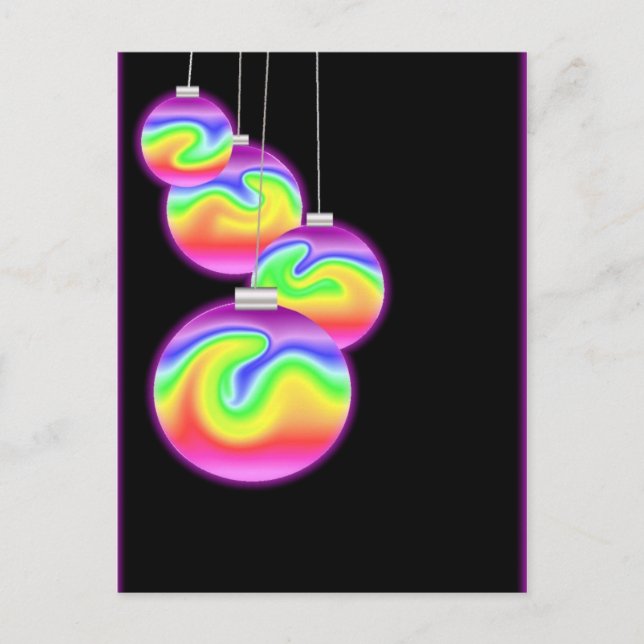 Glad helg Rainbow Vykort (Framsida)