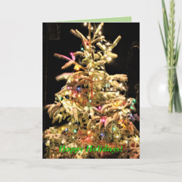 Glad helg! Real Träd Real Snö!Real jul!Real jul Kort