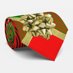 Glad helg Red Grönt jul Tartan Mönster Slips