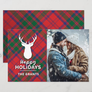 Glad helg Red Grönt Play Photo Tartan