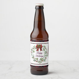 Glad helg Red Play Beer Flaska-etikett Ölflaska Etikett