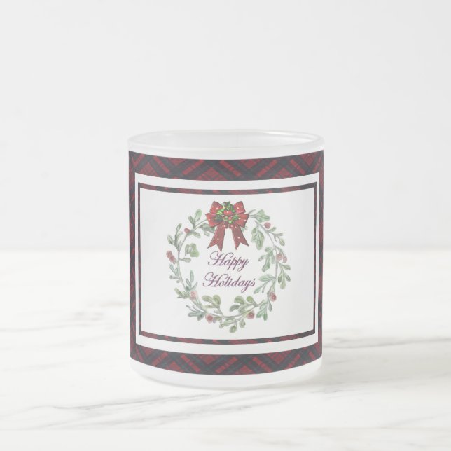 Glad helg Red Play Frostad Glasmugg (Center)