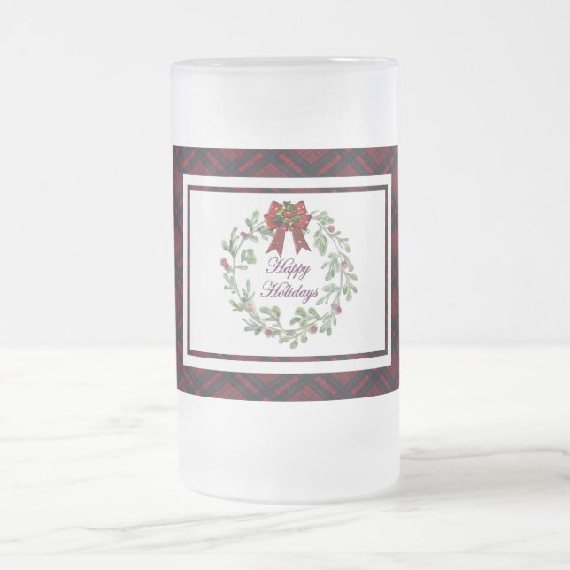 Glad helg Red Play Frostat Ölglas (Center)