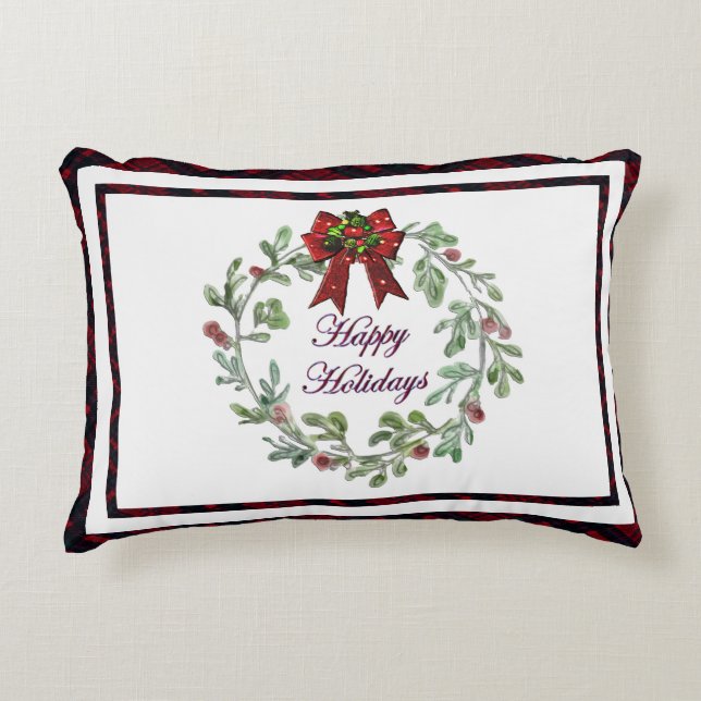 Glad helg Red Play Prydnadskudde (Framsidan)