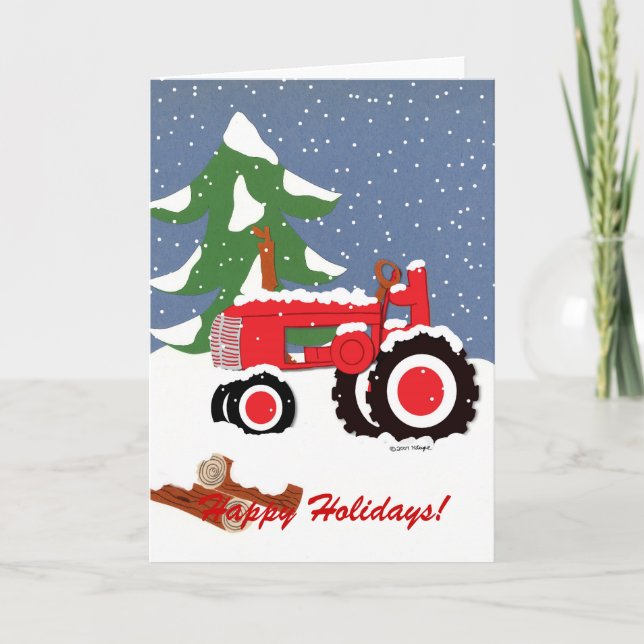 Glad helg Red Tractor (Framsida)