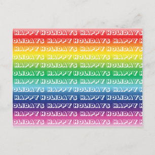 Glad helg regnbåge färg gay pride lgbt lgbtq vykort