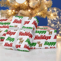 Glad helg Reindeer jultypografi