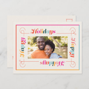 Glad helg Retro julkort Helgdag