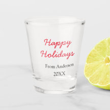 Glad helg röd svart kärlek-familjen namn år Chri