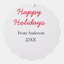 Glad helg röd svart kärlek-familjen namn år Chri