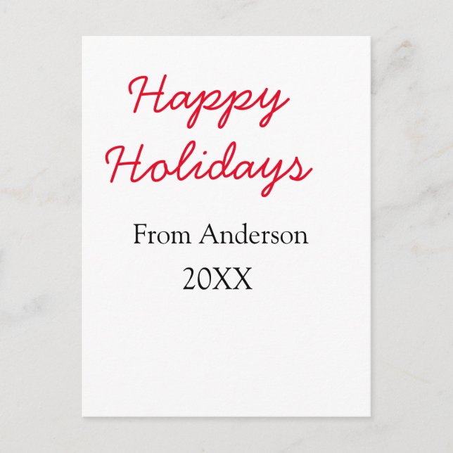 Glad helg röd svart kärlek-familjen namn år Chri (Framsida)