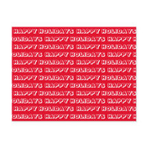 "Glad helg" röd vit