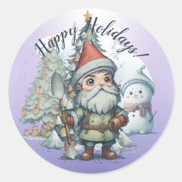 Glad helg runt klistermärke