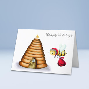 Glad helg Santa Bee Beehive