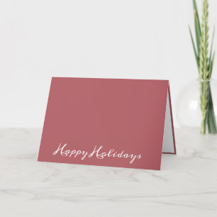 Glad helg Script Mauve Simple Modern Helgdag