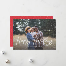 Glad helg Script Snö Photo Jul