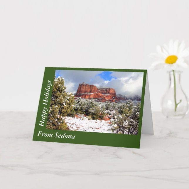 Glad helg Sedona Arizona Greeting Card Kort (Liten växt)