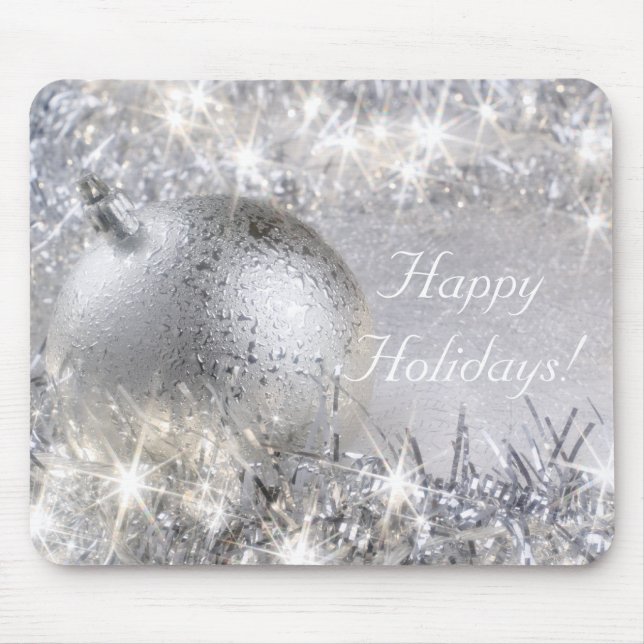 "Glad helg" silver Mousepad Musmatta (Framsidan)