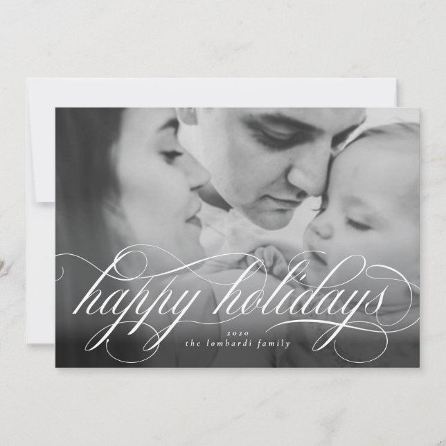 Glad helg-skript - julkort meddelande (Framsida)