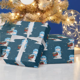 Glad helg Snögubbe Presentpapper