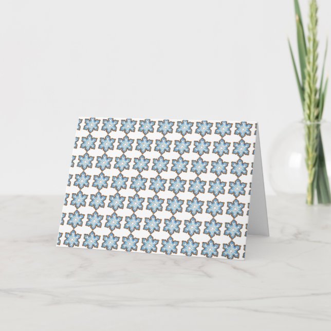 Glad helg Snowflake jul Hanukkah (Framsida)
