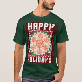 Glad helg Snowy Picnic Mönster Shirts T Shirt